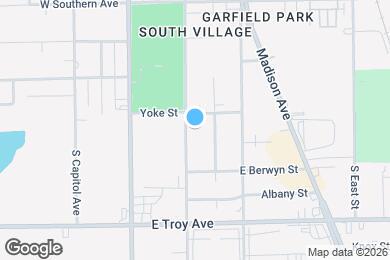 Map image of the property - Residences on Penn