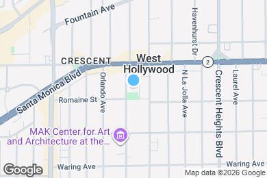 Map image of the property - 1010 N Kings Rd