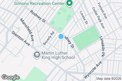 Map image of the property - 2121 Homer St