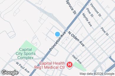 Map image of the property - 1419 Princeton Ave