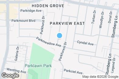 Map image of the property - 5017 Parkoaks Dr