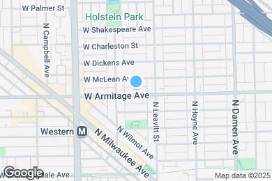 Map image of the property - 2228 W Armitage Ave