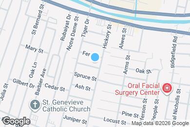 Map image of the property - 107 Hackberry St