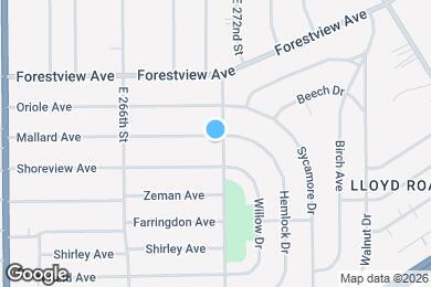 Map image of the property - 27180 Mallard Ave