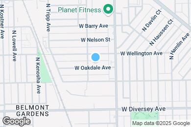 Map image of the property - 4044 W Oakdale Ave