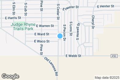 Map image of the property - 1110 S Cedar St