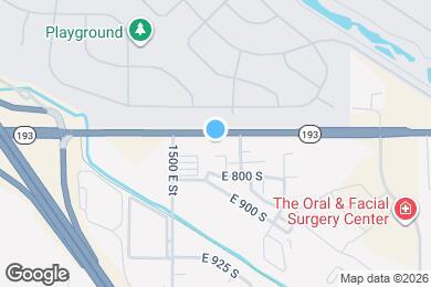 Map image of the property - 1546 E 700 S