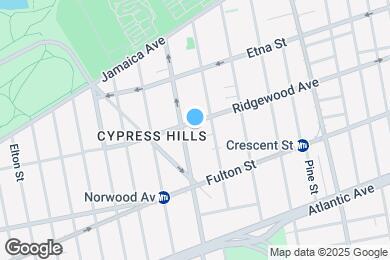 Map image of the property - RIDGEWOOD AVENUE