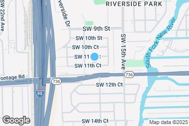 Map image of the property - 1705 SW 11th Ct