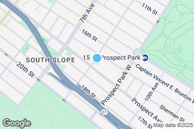 Map image of the property - NO FEE! Modern New 2 Bed in Park Slope