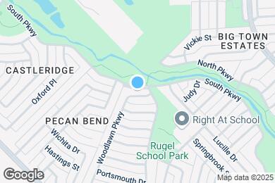Map image of the property - 1709 Woodlawn Pkwy