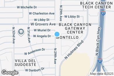 Map image of the property - 17619 N 29th Ave