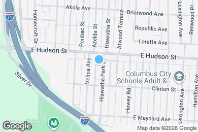 Map image of the property - 2383 Hiawatha Park Dr