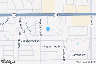 Map image of the property - 74563 Sagebrush Dr