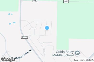 Map image of the property - 1912 Glen Meadow Dr