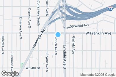 Map image of the property - 2011 Aldrich Ave S