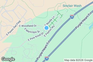 Map image of the property - 1284 E Makayla Way