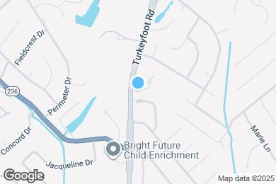 Map image of the property - 3327 Turkeyfoot Rd