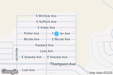 Map image of the property - 3927 E Nicole Ave