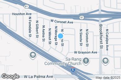 Map image of the property - 1255 N Alamo St