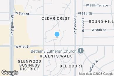 Map image of the property - Cedar Crest Apartments