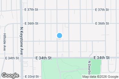 Map image of the property - 3501 N Rural St