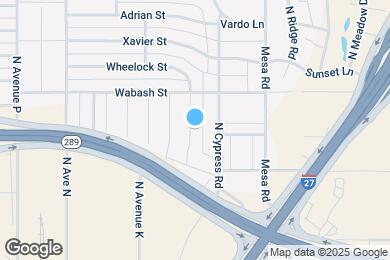 Map image of the property - 2124 N Texas Ave