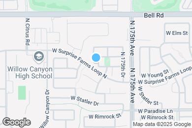 Map image of the property - 16600 N 176th Ln