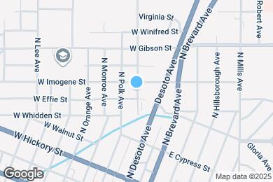 Map image of the property - 313 N Arcadia Ave