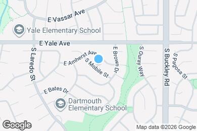 Map image of the property - 2852 S Mobile St