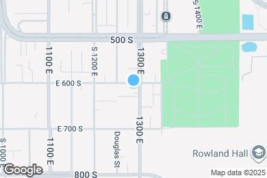 Map image of the property - 604 S 1300 E