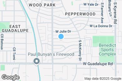 Map image of the property - 901 W Westchester Ave