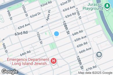 Map image of the property - 64-05 Yellowstone Blvd