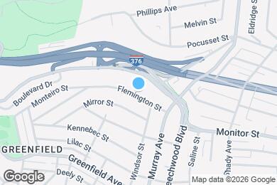 Map image of the property - 1033 Flemington St