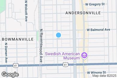 Map image of the property - 1658 W Summerdale Ave