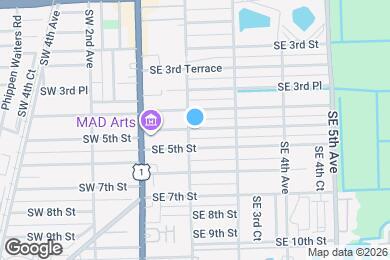 Map image of the property - 208 SE 4th Ter