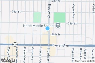 Map image of the property - 2526 Broadway