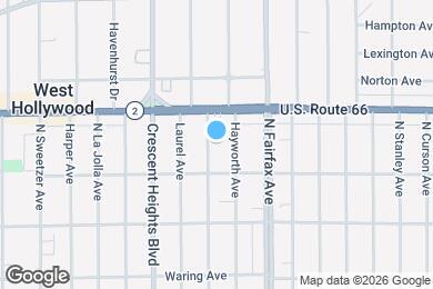 Map image of the property - 1030 N Edinburgh Ave