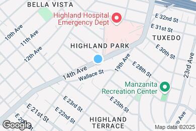 Map image of the property - 2630 14th Ave