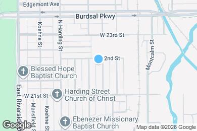 Map image of the property - 2178 White Ave