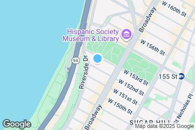 Map image of the property - 625 W 152nd St