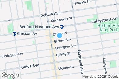 Map image of the property - 431 Greene Ave