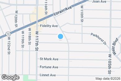 Map image of the property - 11304 Florian Ave