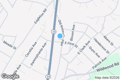 Map image of the property - 2441 Old Knoxville Pike