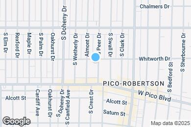 Map image of the property - 1109 La Peer Dr