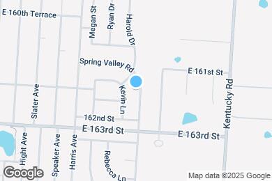 Map image of the property - 16110 Spring Valley Rd