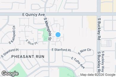 Map image of the property - 16365 E Rice Pl