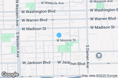 Map image of the property - 2136 W Monroe St