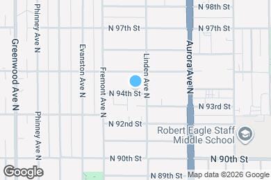 Map image of the property - 740 N 94th St