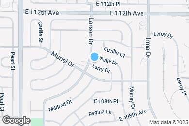 Map image of the property - 11000 Larry Dr